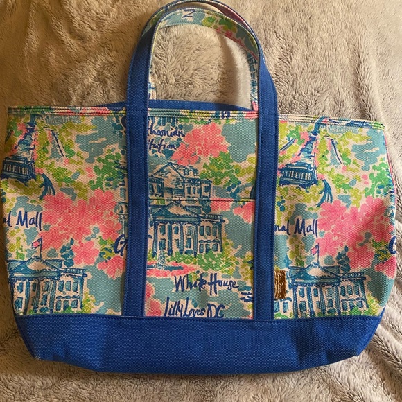 Lilly Pulitzer Lilly Loves DC tote bag - Picture 8 of 12
